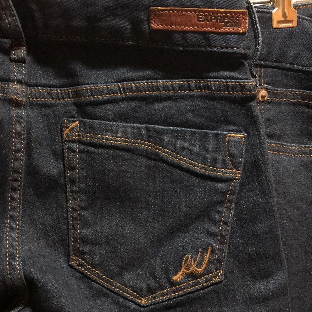 Dark Express jeans 0S Barely boot SteLLa low rise - Picture 6 of 8